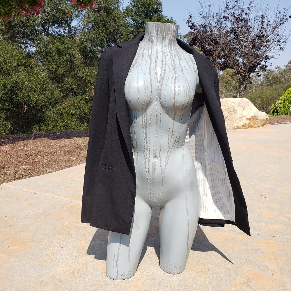 Express Power Suit Professional Blazer in Black